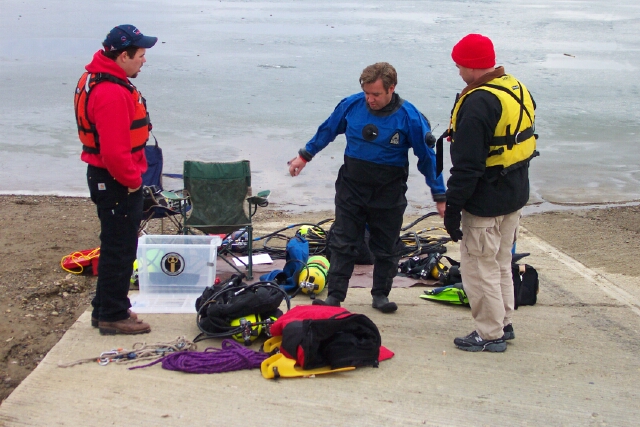 Ice Dive Prep.