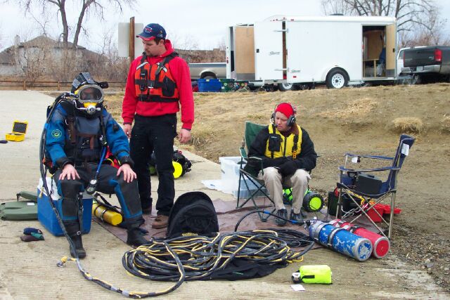 Ice Dive Preperation